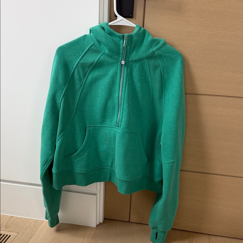lululemon athletica Teal Cowl Neck Sweater